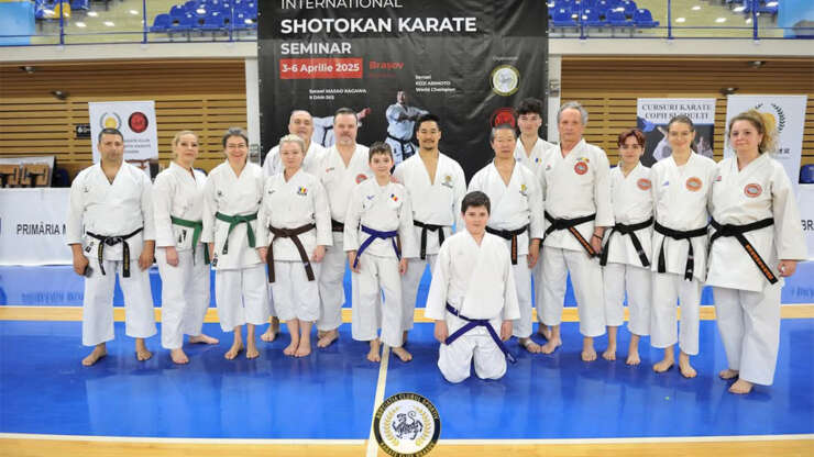 Ryuken Dojo la Seminarul International de Shotokan Karate cu Sensei Masao Kagawa si Sensei Koji Arimoto